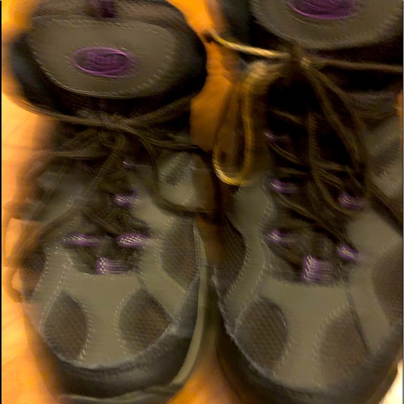 Bass Hiking Boot Sz 71/2 Purple/Grey - Picture 2 of 2